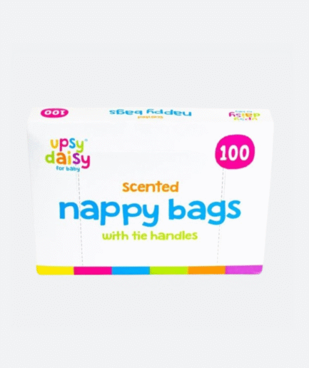 Scented Nappy Bags with Tie Handles | Leak-Proof & Odor Control | Baby Essentials