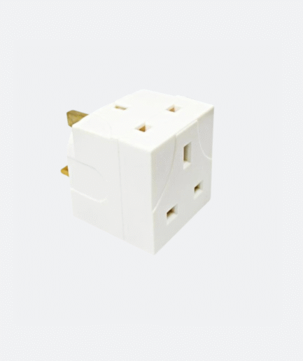 2-Way Plug Adaptor 13A | UK Mains Socket Splitter
