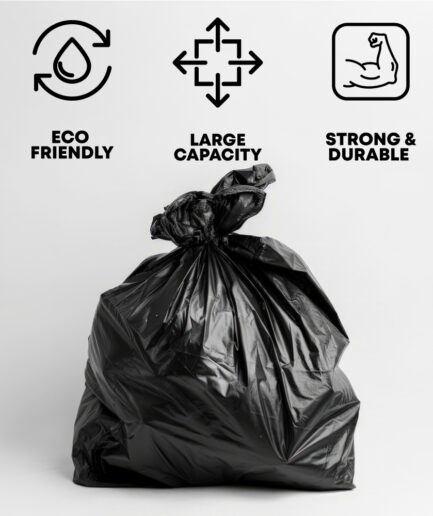 Heavy Duty Multipurpose Refuse Black Bags 20 Pack