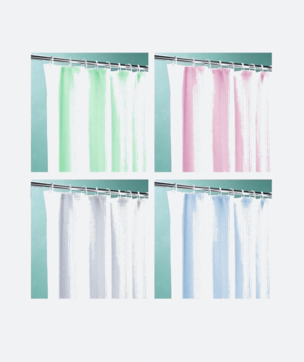 Easy-Clean Bathroom Curtain – PEVA Shower Curtain, Waterproof