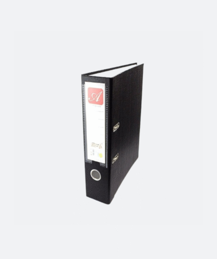 A4 Document 2 Ring Binder – Black Office File Folder – Durable & Professional
