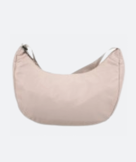Beige Faux Leather Handbag