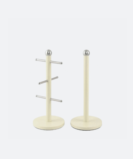 Kitchen Roll Holder & Mug Tree | Dainty 2pc Set