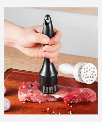 Professional Stainless Steel Kitchen Meat Needle Tenderizer