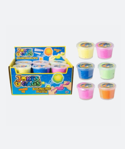 Bouncing Putty Slime – Fun, Stretchy & Bouncy Sensory Toy – Assorted Colors