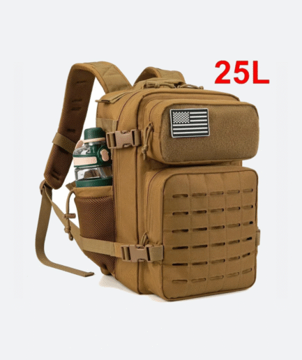 25L/45L Men's and Women's Tactical Backpacks , Outdoor Activities, Small School Backpacks with Water Bottle Holder